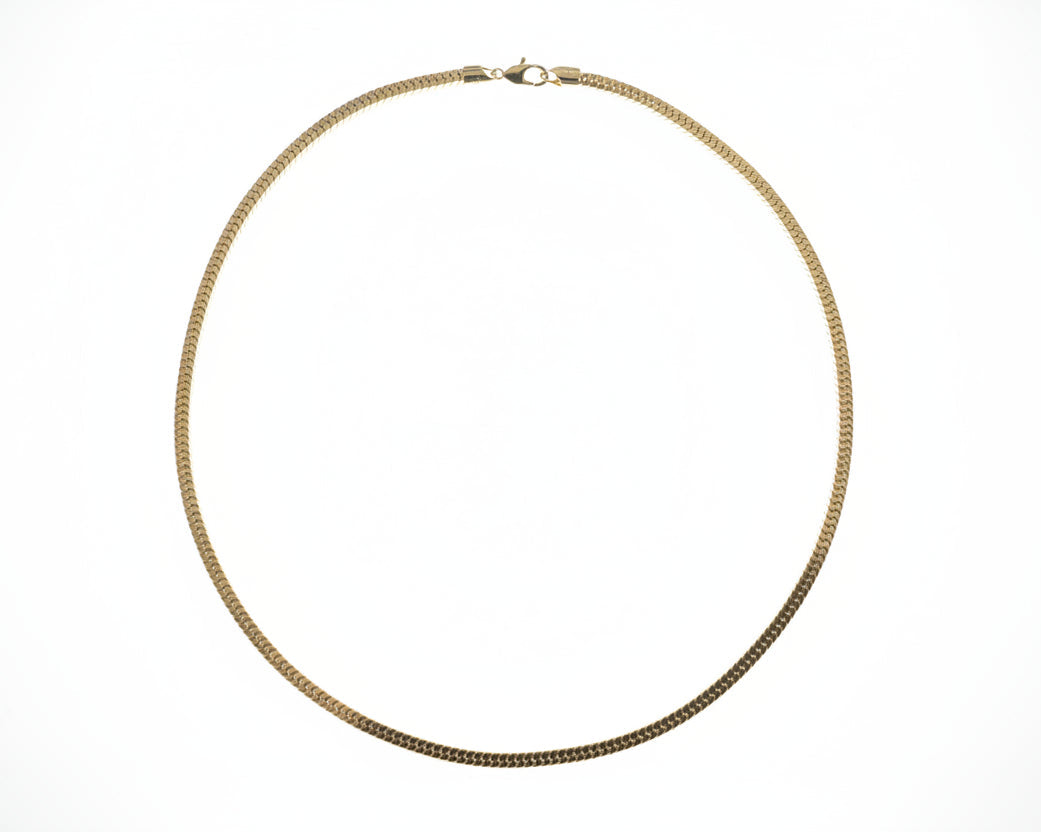Gold chain necklace